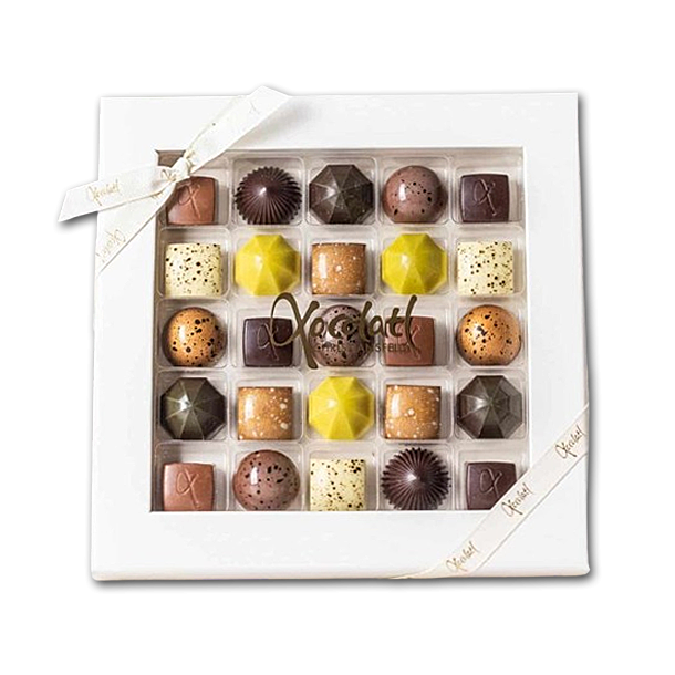 Xocolatl �ske med 25 fyldte chokolader