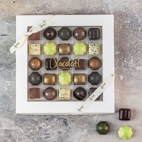 Xocolatl �ske med 25 fyldte chokolader