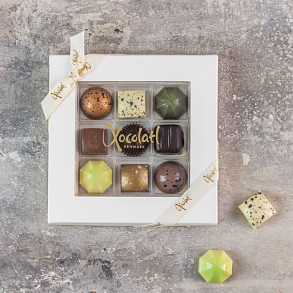 Xocolatl �ske med 9 fyldte chokolader