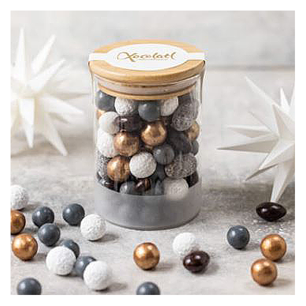 Xocolatl Glas med Drage&eacute; mix