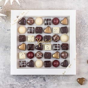 Xocolatl Juleske med 36 fyldte chokolader