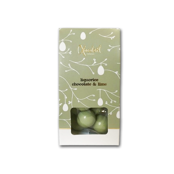 Xocolatl Chokoladelakrids med Lime i pskeske