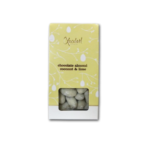 Xocolatl Chokolademandler med Kokos og Lime i pskeske