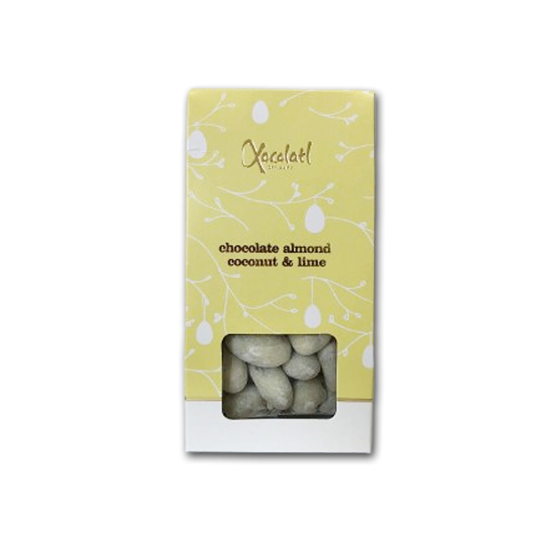 Xocolatl Chokolademandler med Kokos og Lime i pskeske