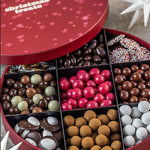 Xocolatl rund juleske med lkkerier