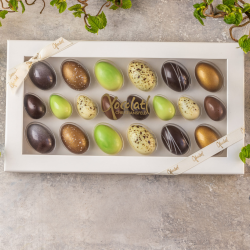 Xocolatl Pskeske med 20 fyldte chokoladeg