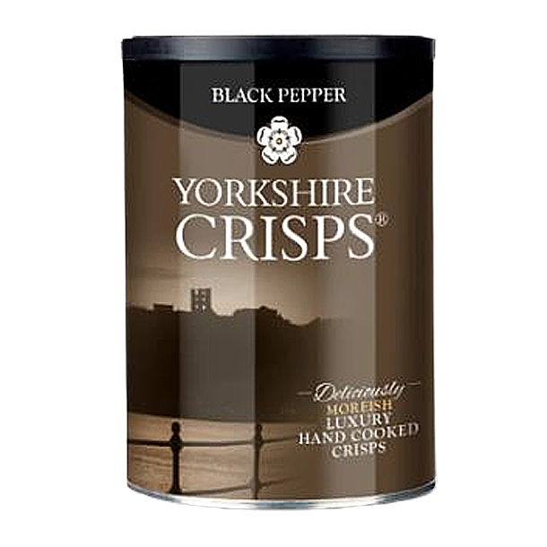 Yorkshire Kartoffelchips med Sort peber