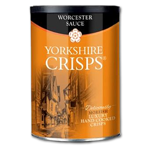 Yorkshire Kartoffelchips med Worcester sauce