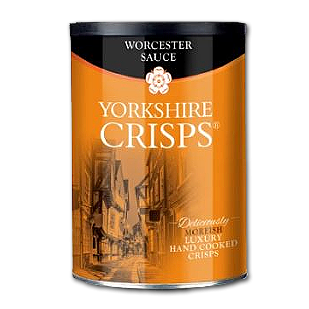 Yorkshire Kartoffelchips med Worcester sauce