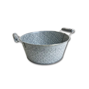 Zinkbalje, Rund med firkl�ver lille