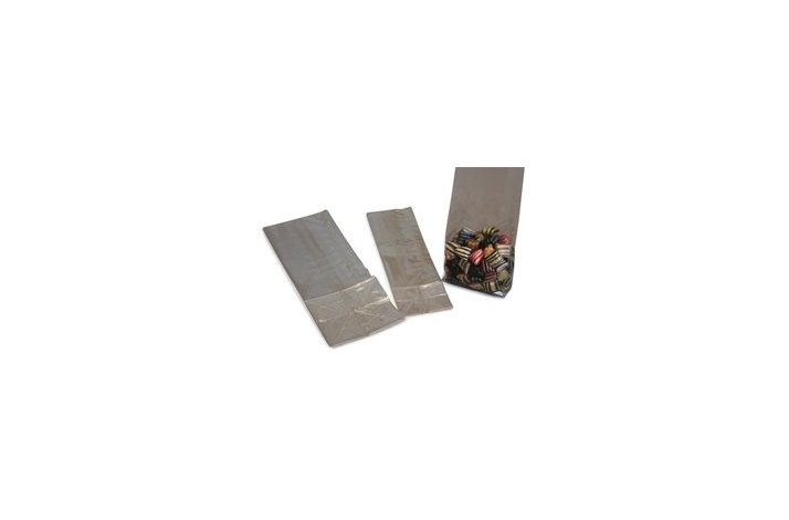 Klodsbundspose cellofan, 70x40x195 mm