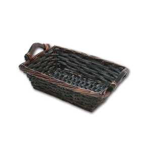 Kurv olivengrn rektangel, lille