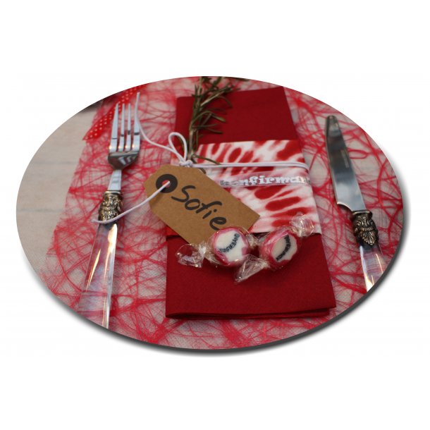 Konfirmand Bolsjer Pink